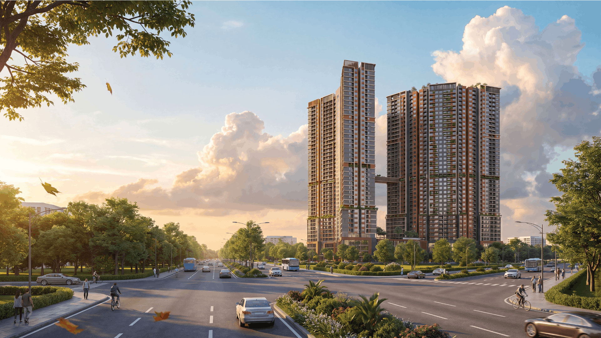 phối cảnh dự án auriver